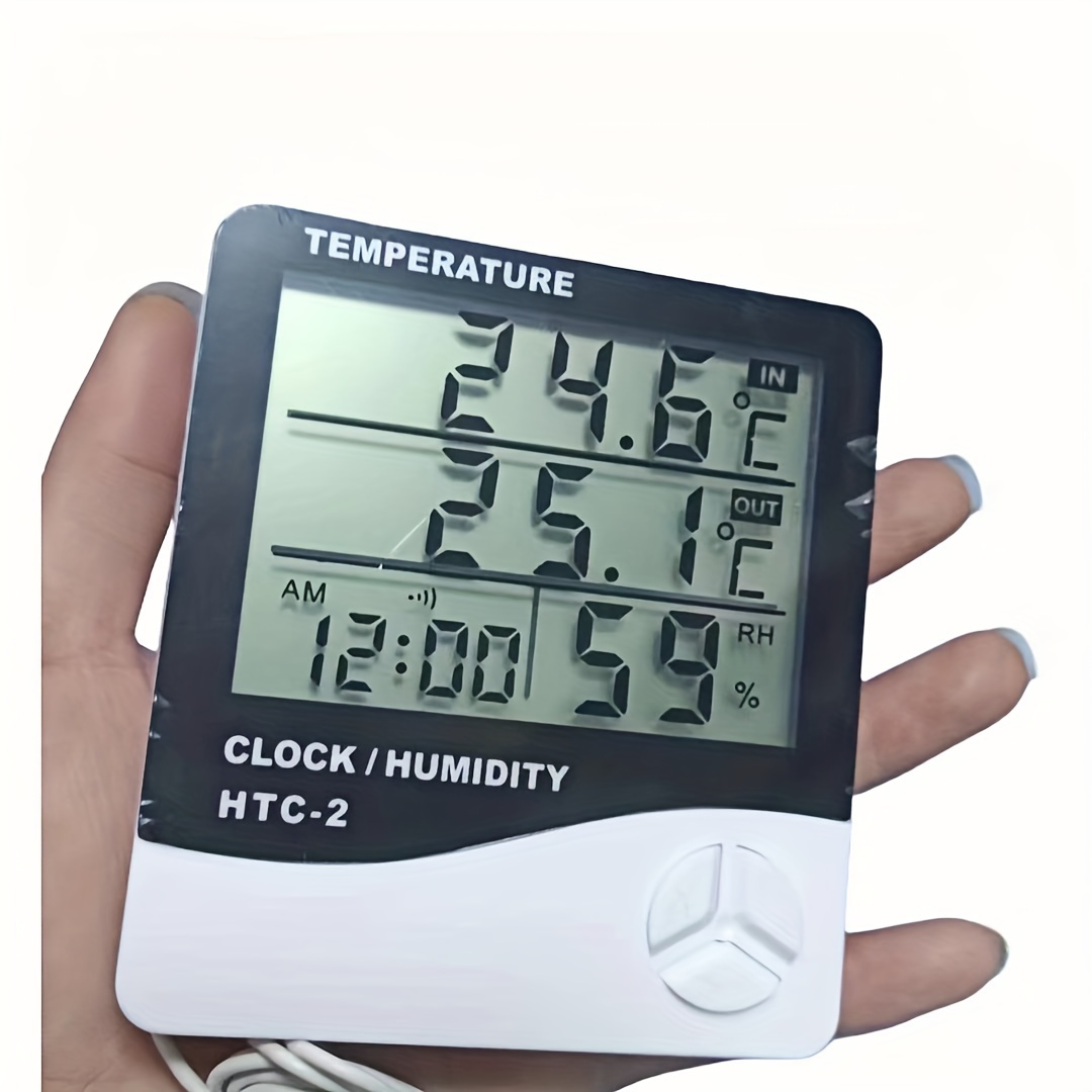 Digital Hygrometer/Thermometer with temperature sensor HTC2