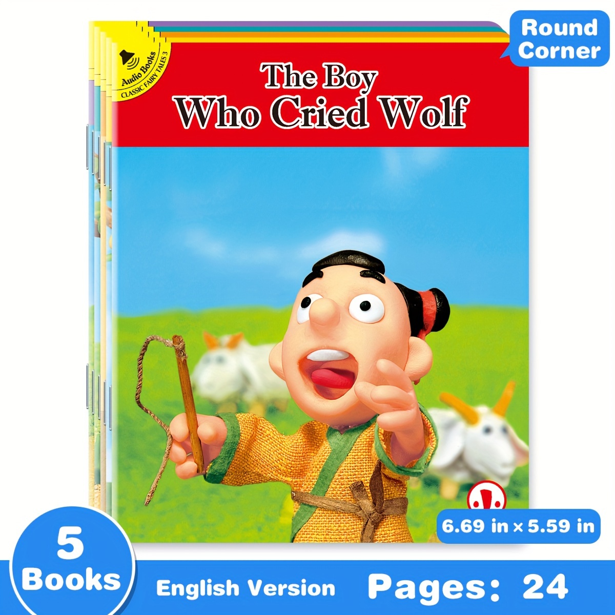 Livre éducatif pour enfants de deux à six ans, livre d'histoires en  anglais, avec photos