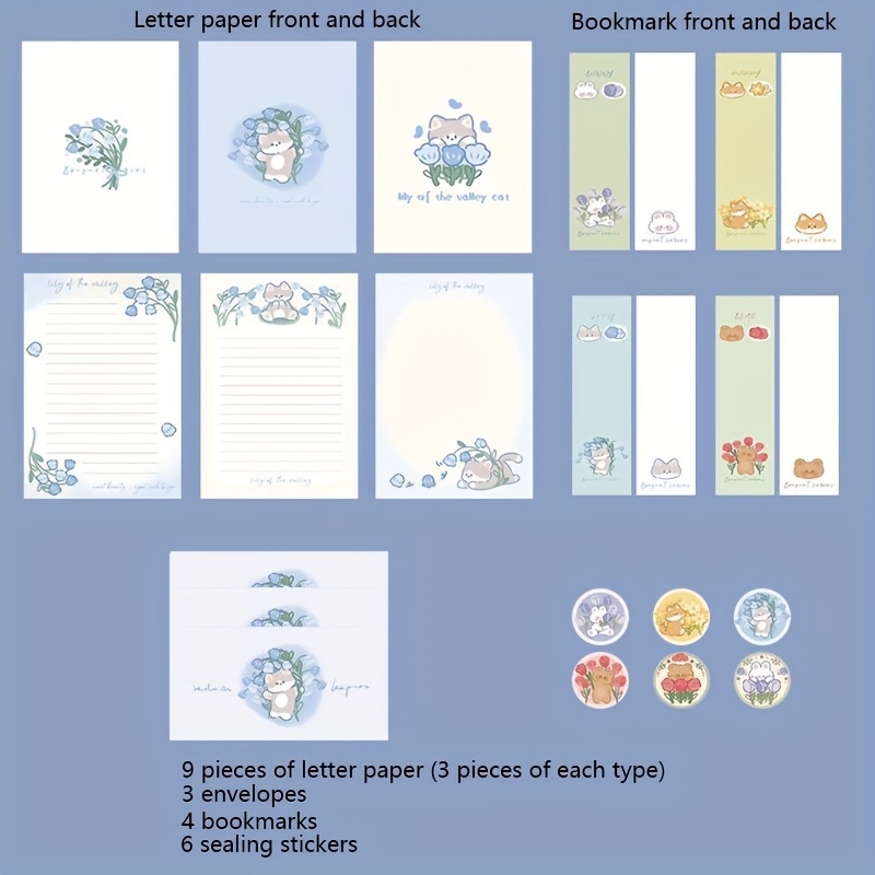 Include Letter Paper Envelopes Sealing Stickers With Lines - Temu