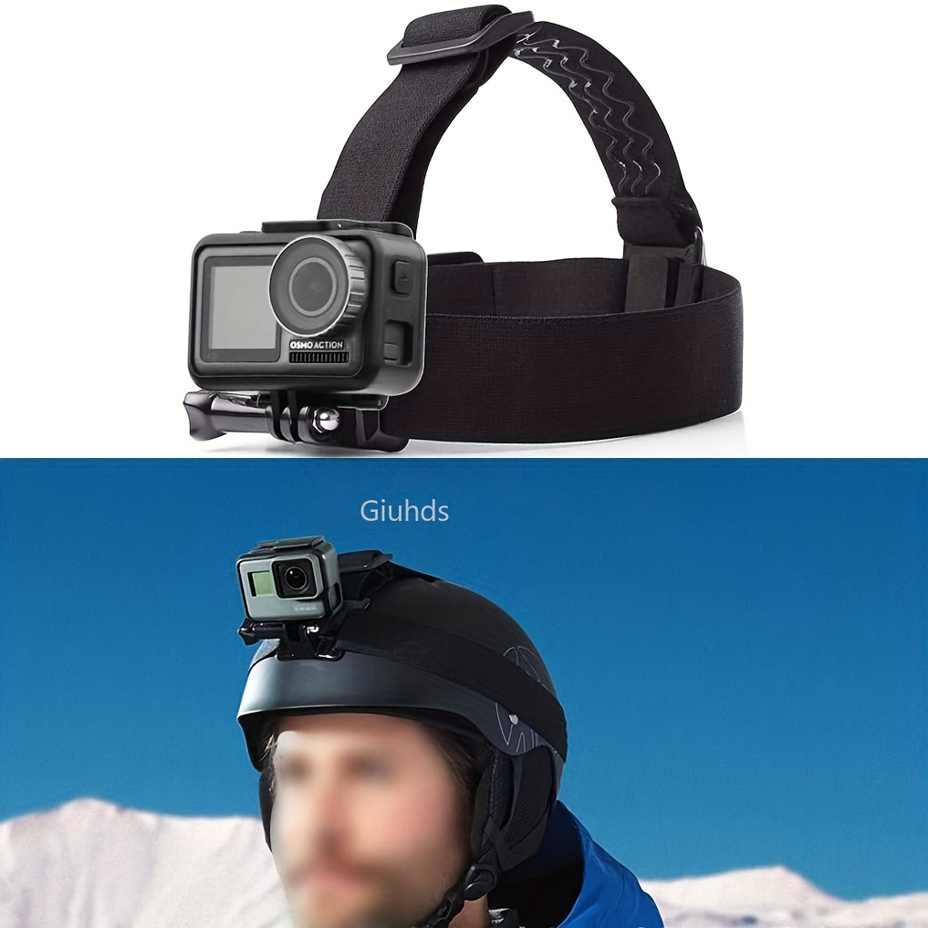 GoPro HERO10 9 8 7 6 5 4 3+ Elastic Adjustable Head Strap Mount Belt  Headband
