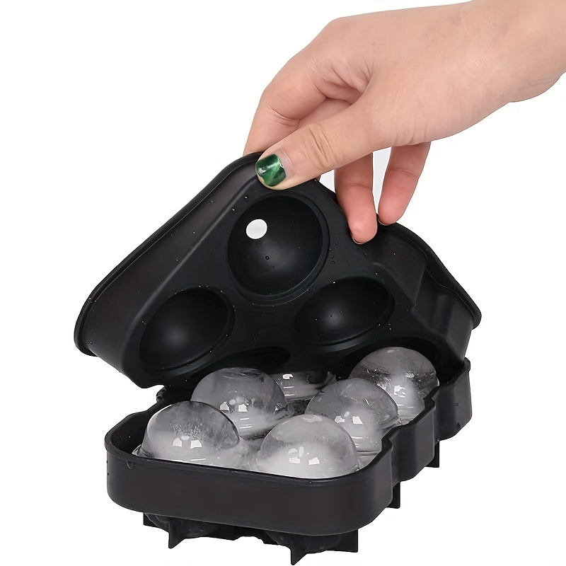 Ice Cube Trays Silicone, Sphere Ice Ball Maker with Lid for Whiskey and  Cocktails & Bourbon, Reusable and BPA Free 1 Pack (7 ball ice tray)