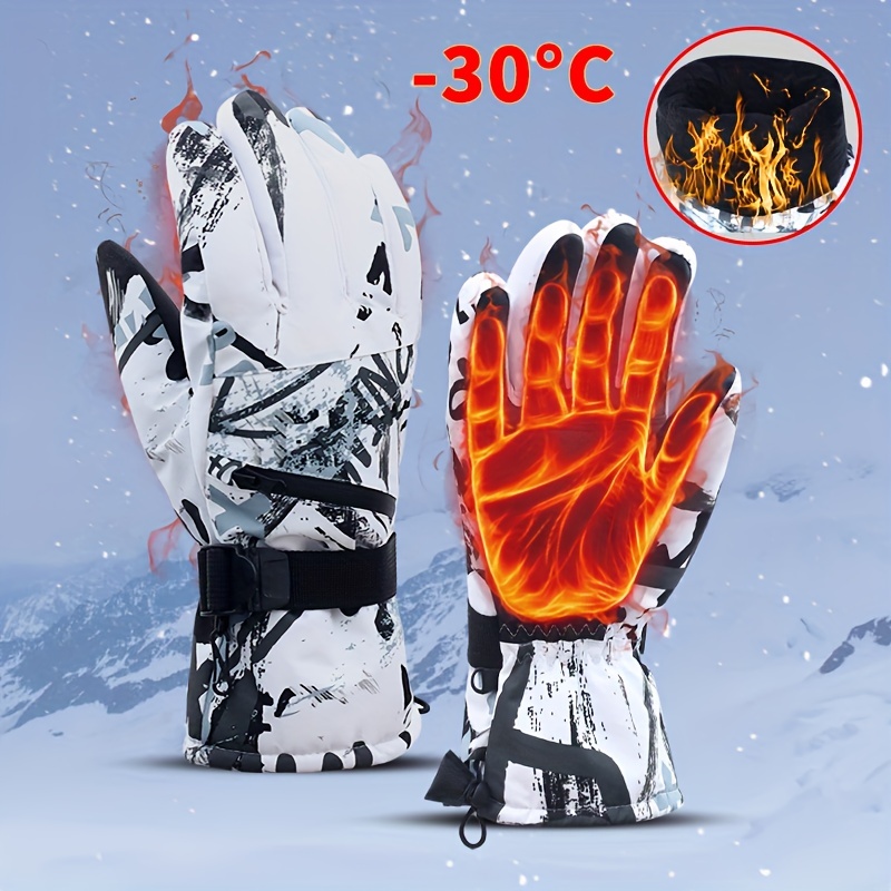 1 Pair Unisex Winter Sports Glove Neoprene Windproof Waterproof