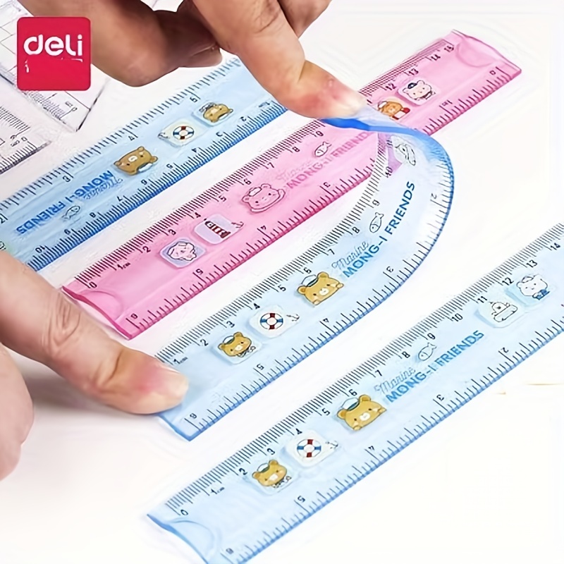 Cute Cartoon Fruit Ruler For Student Fresh Exam Creative - Temu