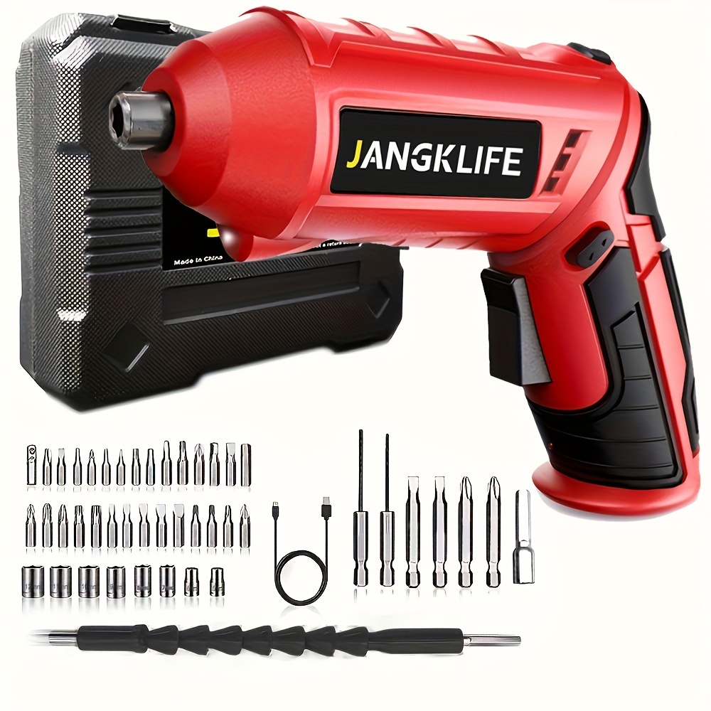 4.8V-Home Small Electric Drill Electric Rotary Screwdriver