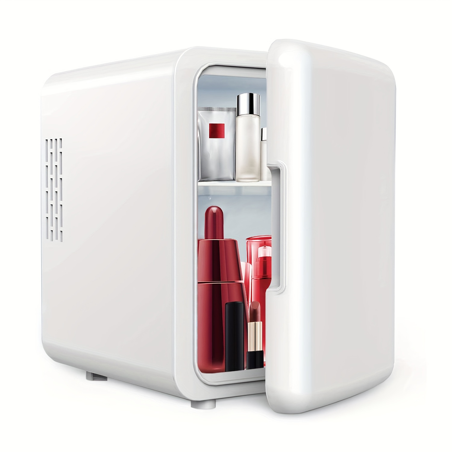BEICHEN Mini Fridge [Upgrade], Small Fridge Rapid Cooling 4 Liter/6 Cans  Skincare Fridge, Cooler and Warmer Refrigerators for Bedroom, Cosmetics