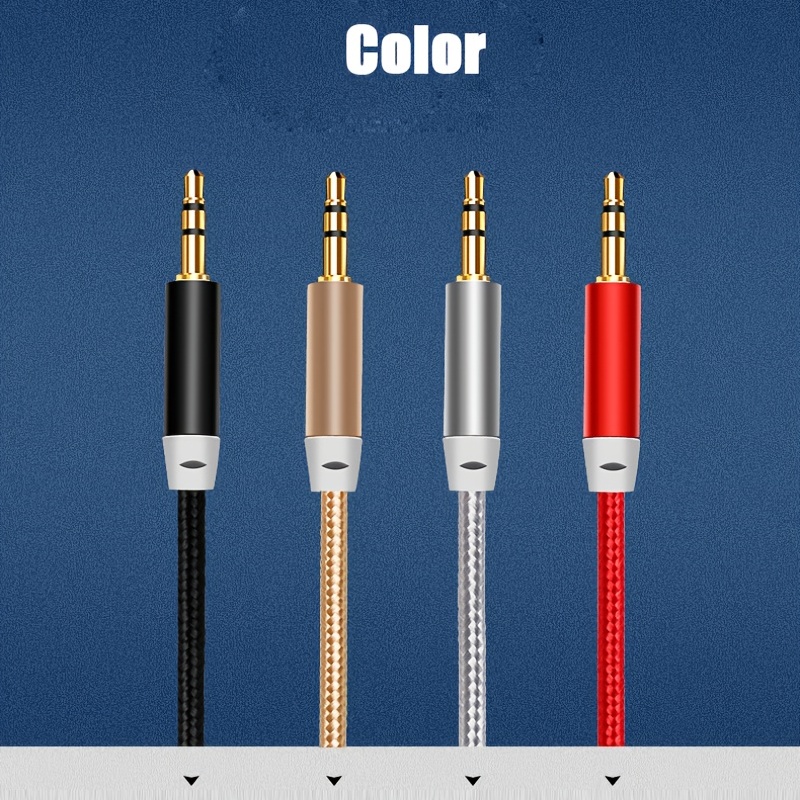 Aux Cable Jack Audio Cable Jack Speaker Cable For Headphones - Temu