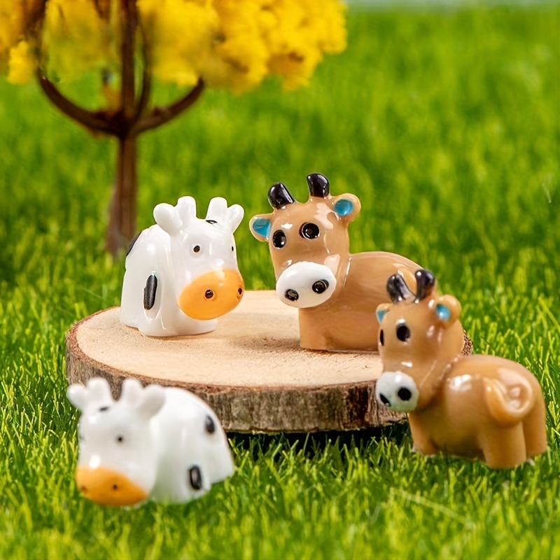 maison decorationmoss micro paysage ornements petites vaches