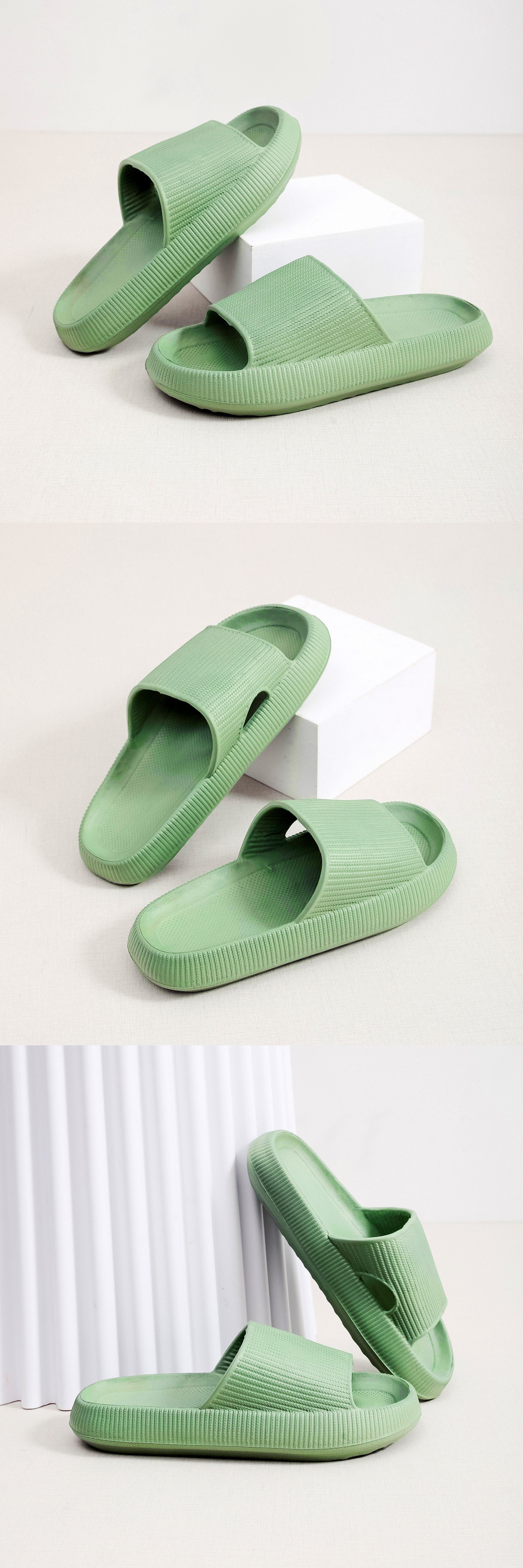 Summer New Outdoor Slippers with Soft Soles for Indoor Use, Couples' Beach Shoes for Women - Trendy Home and Kitchen Sandals