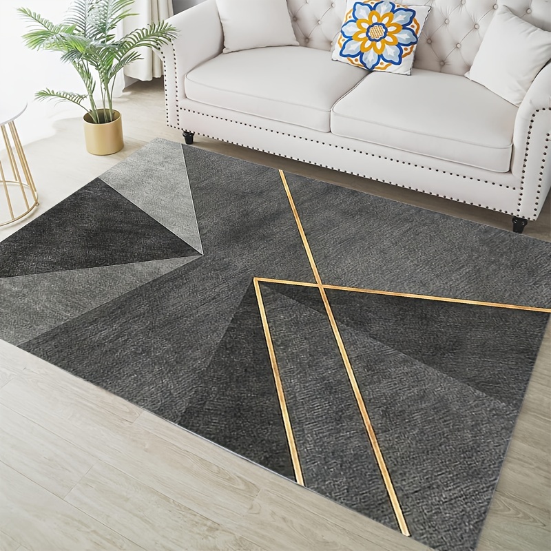 Geometric Pattern Kitchen Rug Non-slip Floor Mat