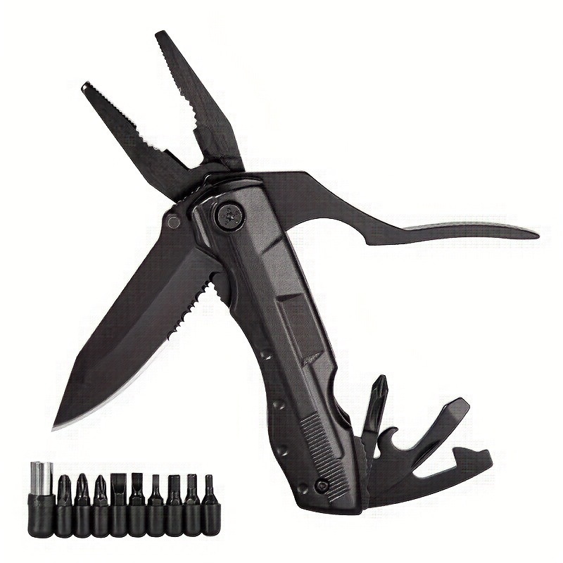 Multitool Knife 16 In 1 Pocket Multitool With 3 Large Blade Safety