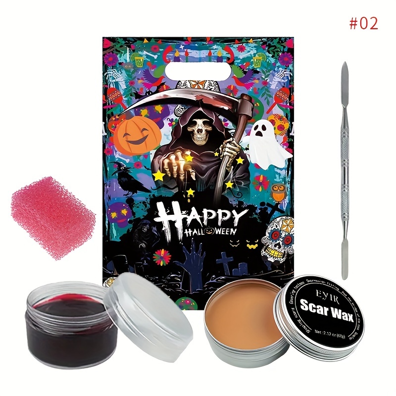 Halloween Skin Wax, Scar Wax Kit Wide Compatible Stainless Steel DIY C –  BABACLICK