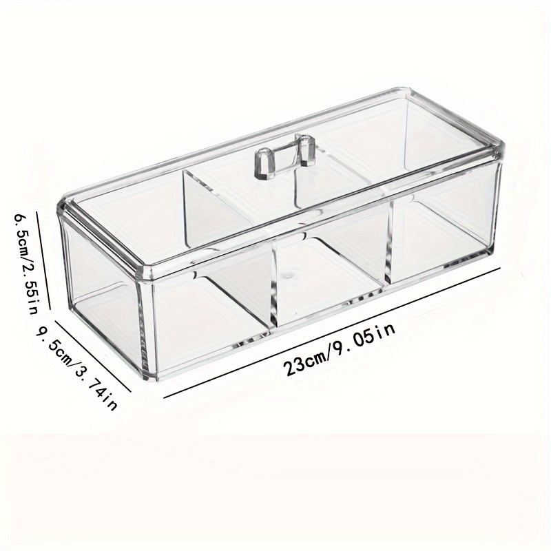 1pc Porta Dischetti Cotone Trasparente Scatola Stoccaggio - Temu Italy