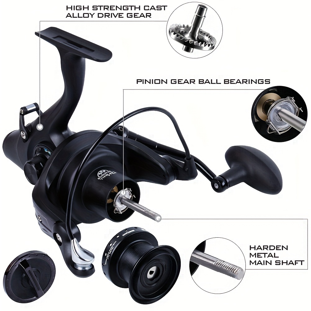 Metal Fishing Spinning Reel 12 Bearing 2000-6000 Ultra Light Mini