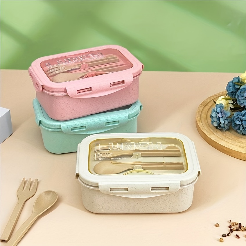 Leakproof 850mL Bento Box with Utensils - Back to School & Work Lunches