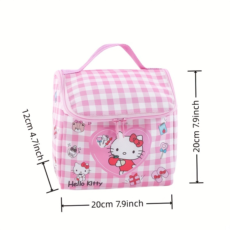 Winking Kuromi water resistant Pencil Case Makeup Bag