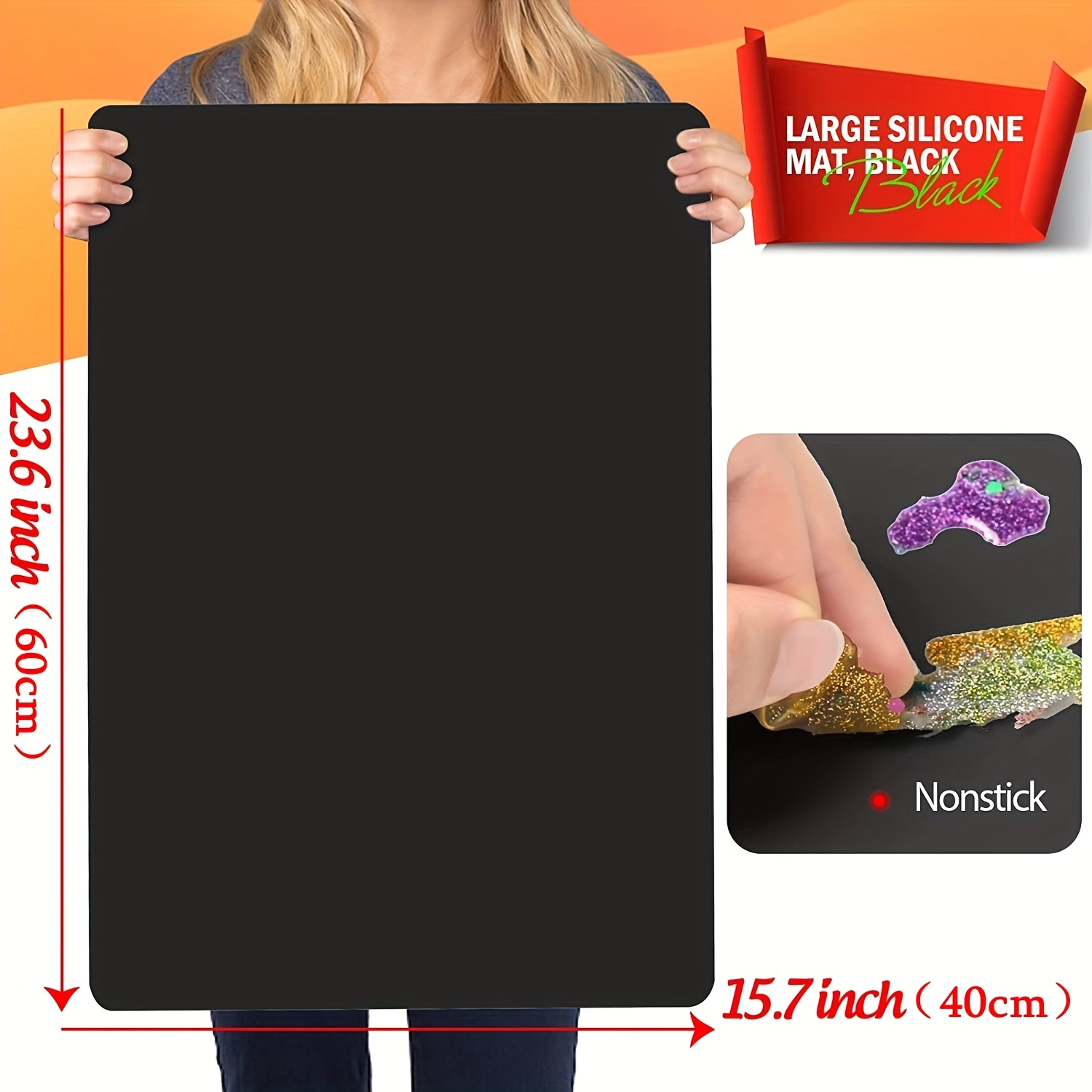 Extra Large Silicone Sheet for Crafts Jewelry Casting Molds Mat, Food Grade  Silicone Placemat, Multipurpose Mat, Waterproof Nonstick Heat-Resistant 