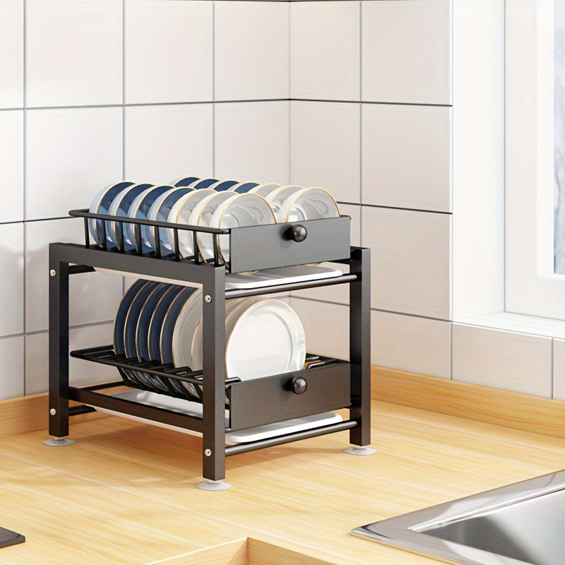 NETEL Estante extensible para horno de microondas, estante ajustable para  microondas, soporte resistente, organizador de encimera de cocina, 3  niveles