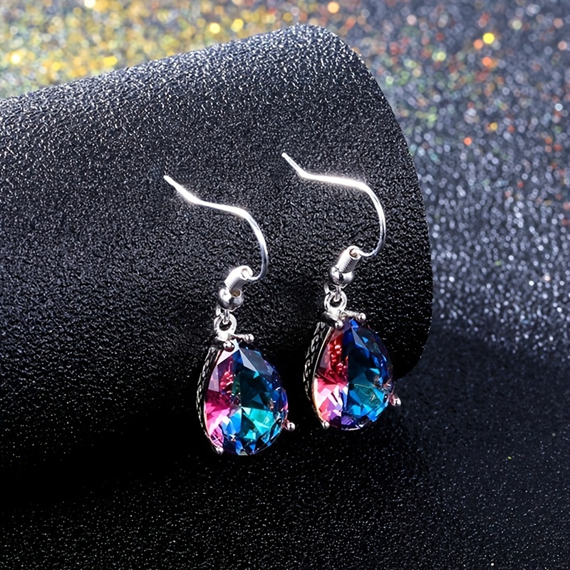 Stylish Water Drop Crystal Earrings