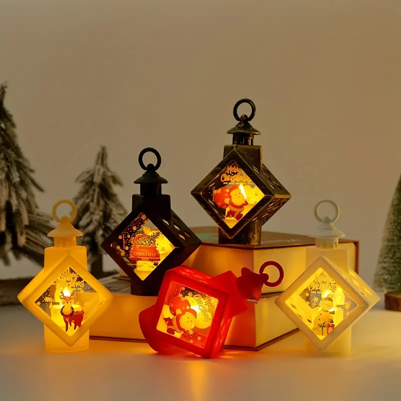 Mini Lantern Small LED Lanterns for Indoor Outdoor Christmas