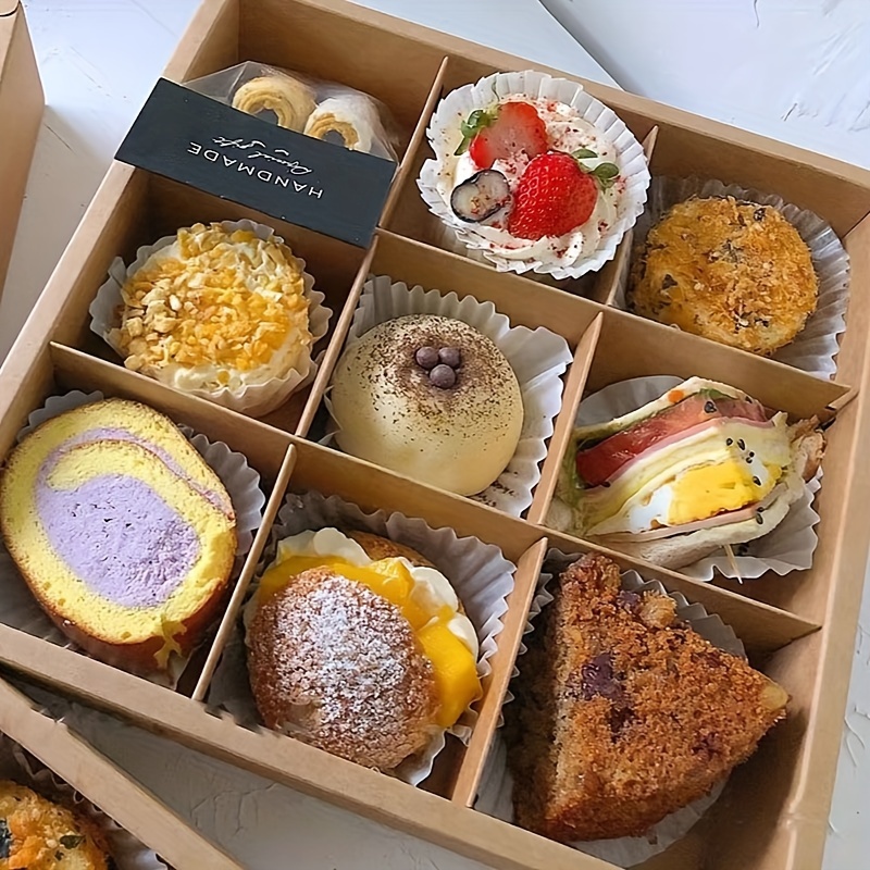 Wooden Dessert Serving Tray Fruit Cupcake Lunch Box Bento - Temu
