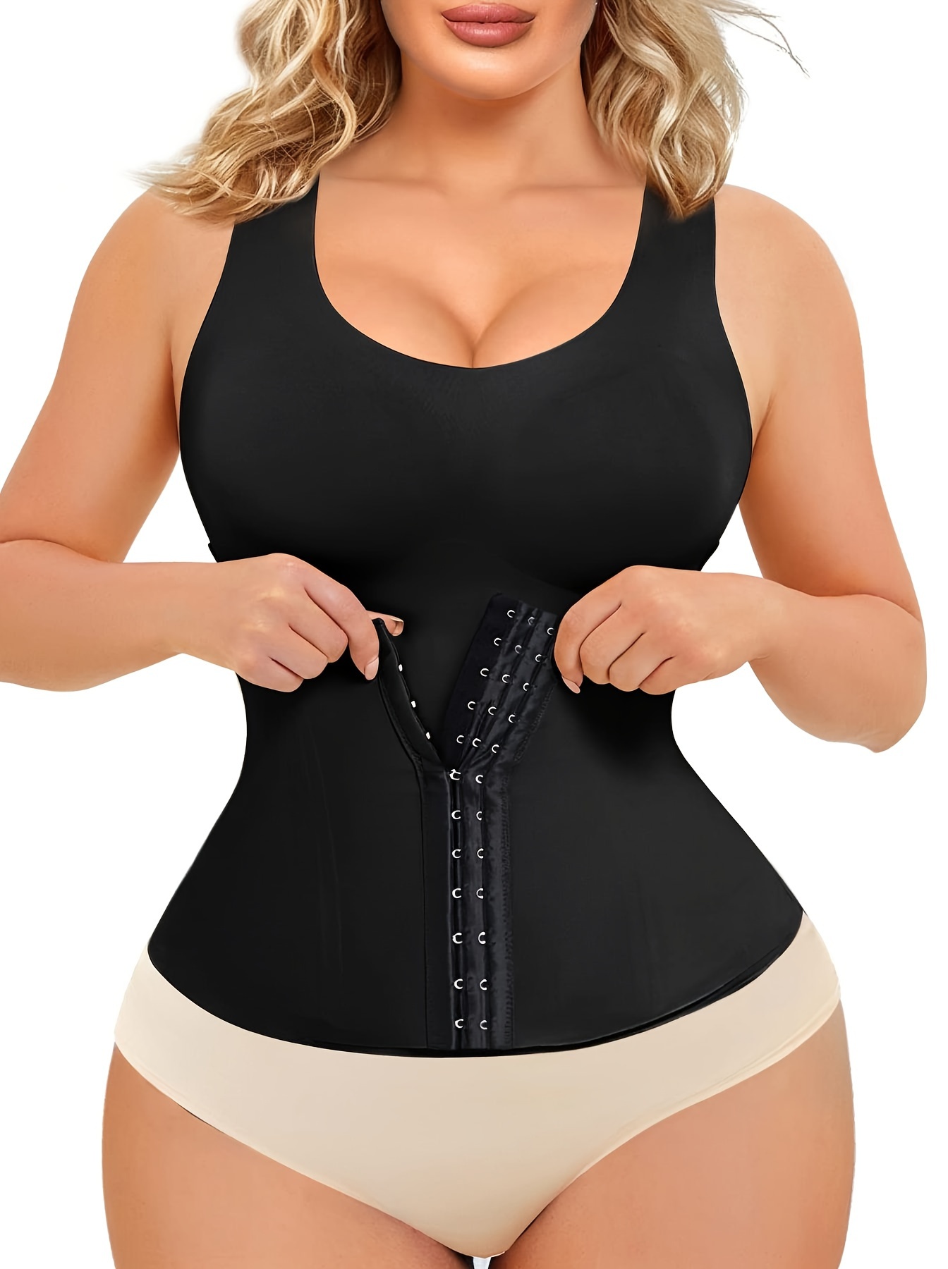 1/2pcs 3-in-1 Waist Trainer Bra For Women Vest Corset Breathable Tank Tops  Tummy Control Shapewear Slimming Waist Cincher Trimmer