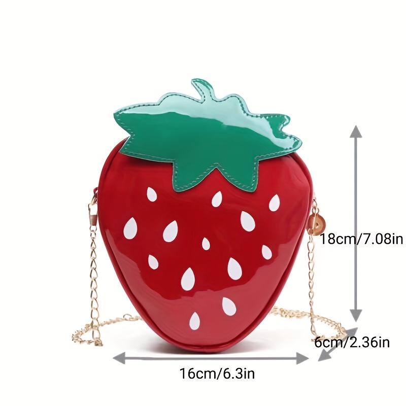 Strawberry shaped 2024 purse