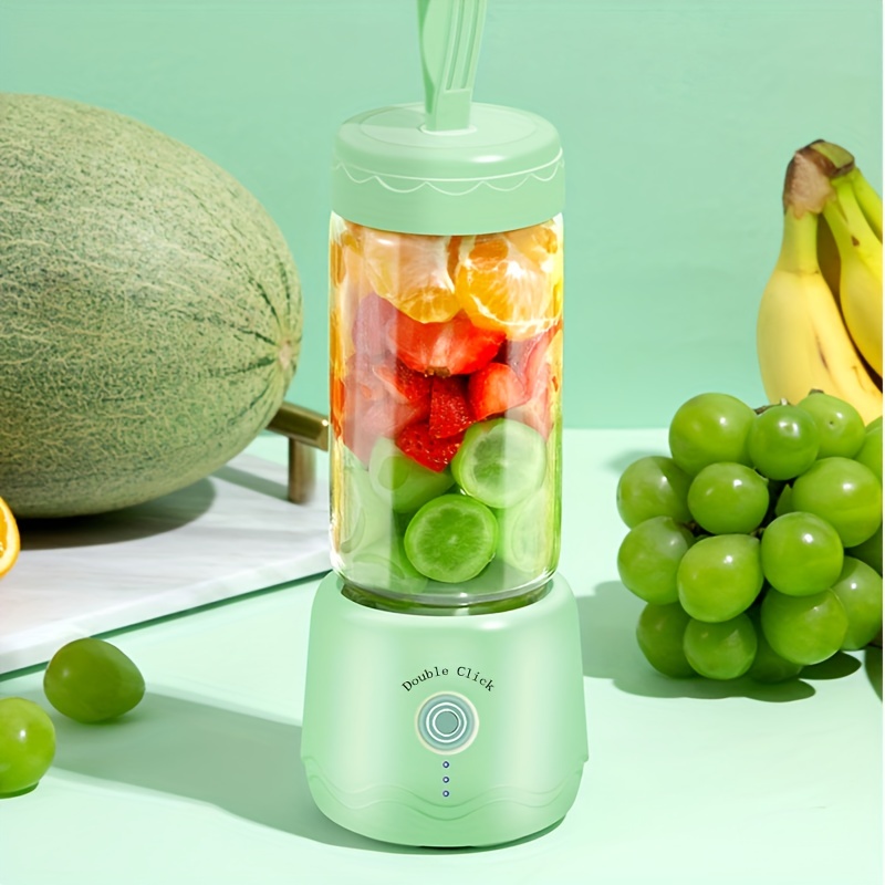 Portable USB Rechargeable Mini Blender for Fruit Smoothies and