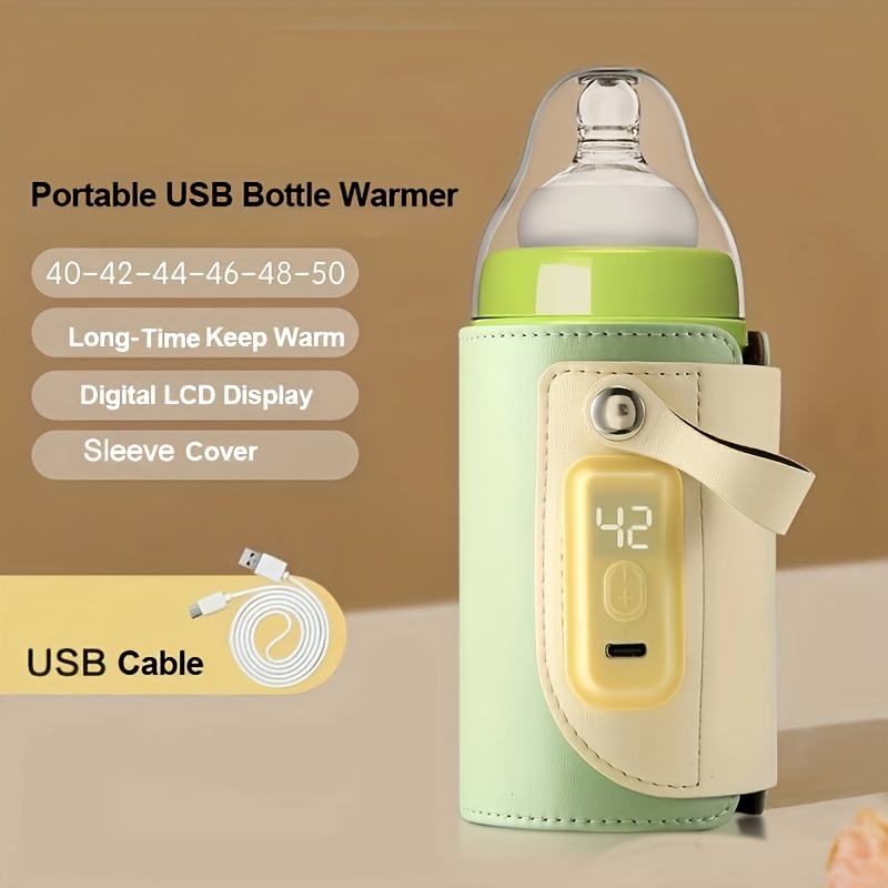 Chauffe-biberon rechargeable sans fil Chauffage de lait réutilisable USB  rechargeable 