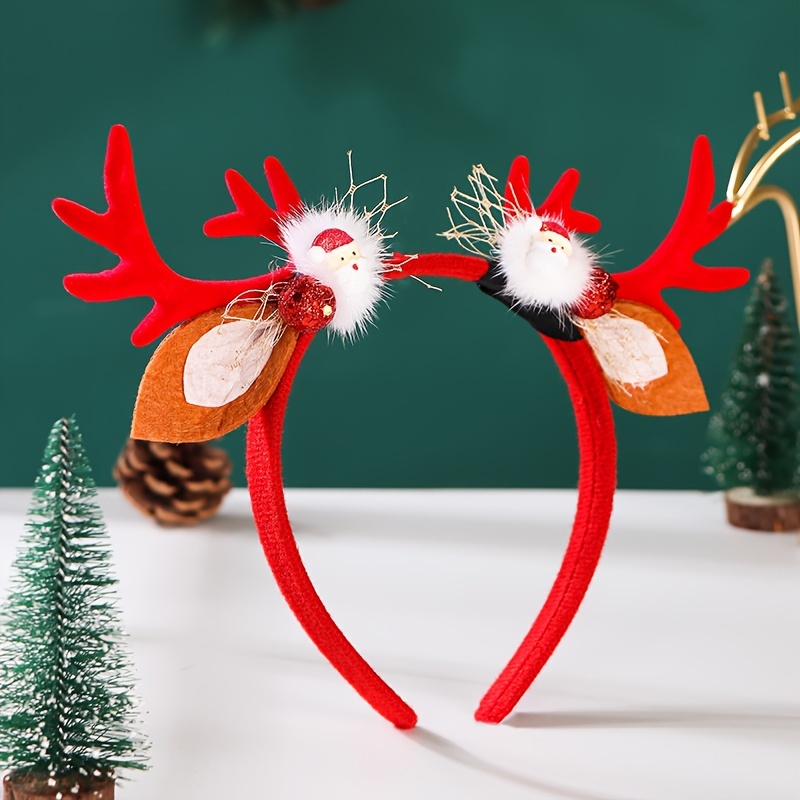 Christmas Hair Accessories Diy Christmas Pendant Hair Rings - Temu