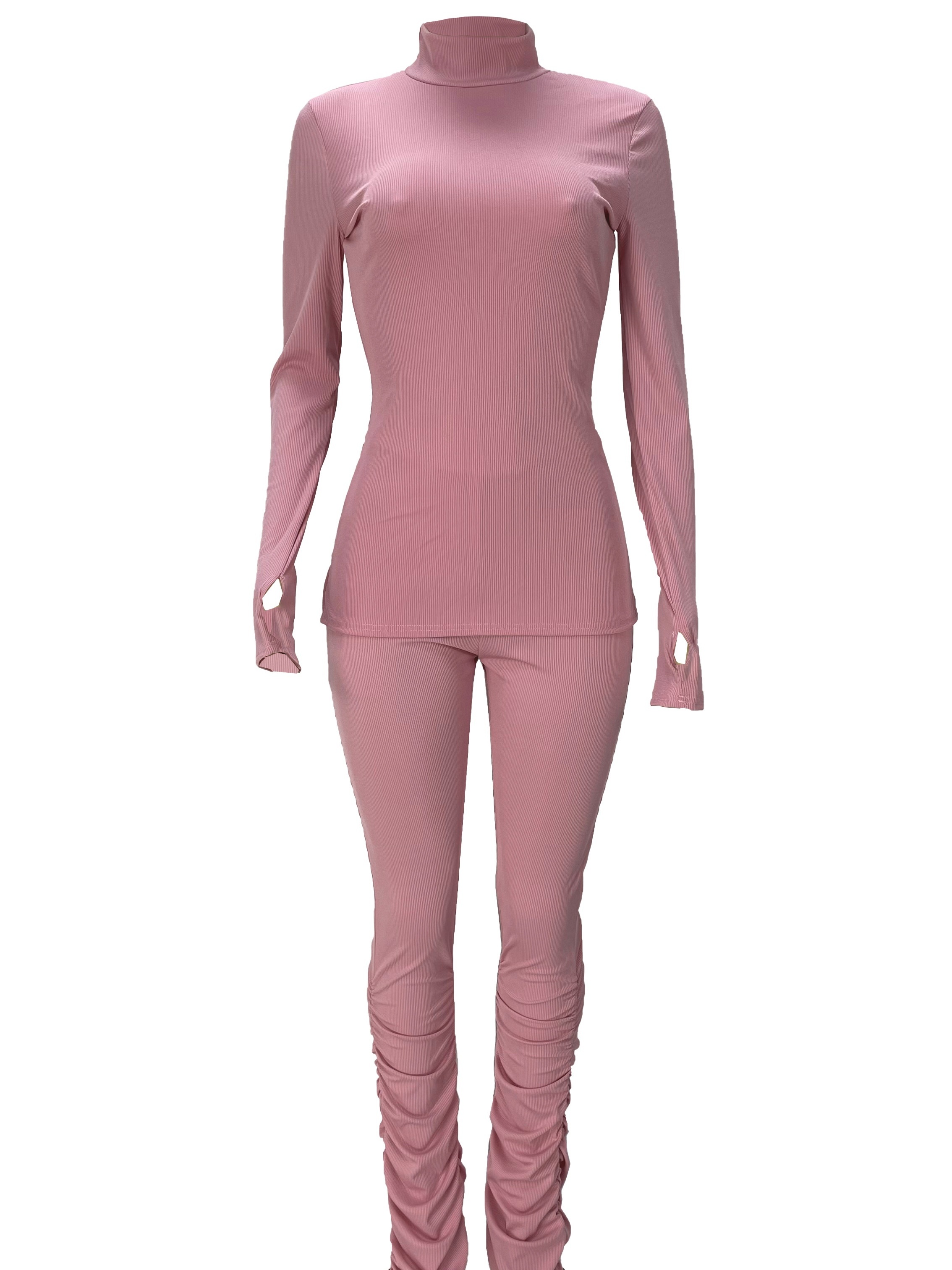 Women's Under-Layer Long Sleeve (Pink) Nice Ladies Polo