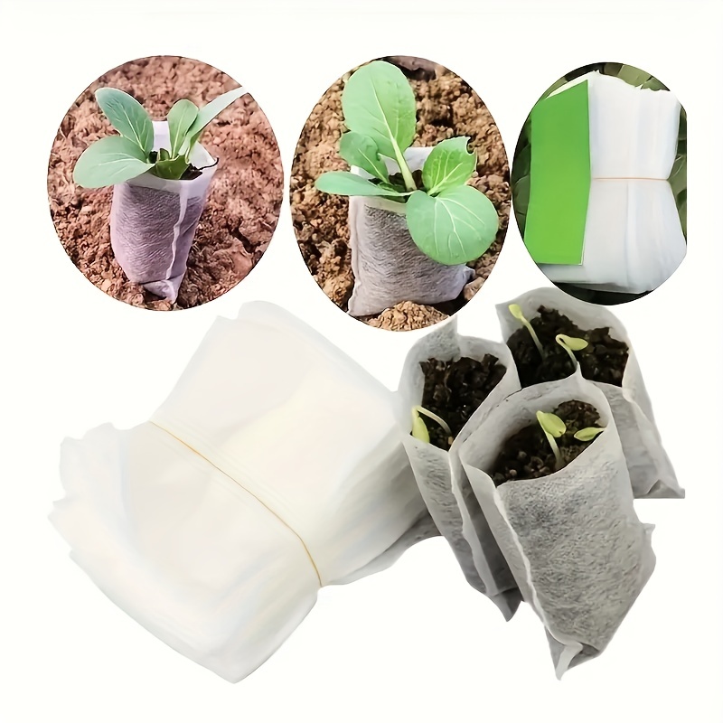 Biodegradable Seed Nursery Bags: Perfect For Home Garden Supply, Non-woven Plants  Grow Bags - Temu