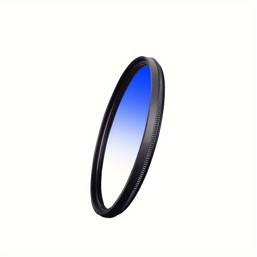 * GND8 Reduced Gradient Lens, Gradient Red, Gradient Blue, Gradient Orange,  Camera Filter Slim Filter Thin Round Gradient Gray Landscape SLR Shooti