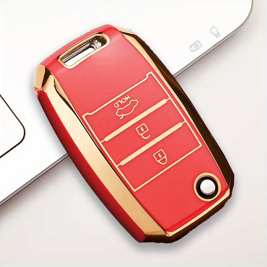 Exquisite Key Fob Cover Soft Tpu Key Case Shell Full - Temu