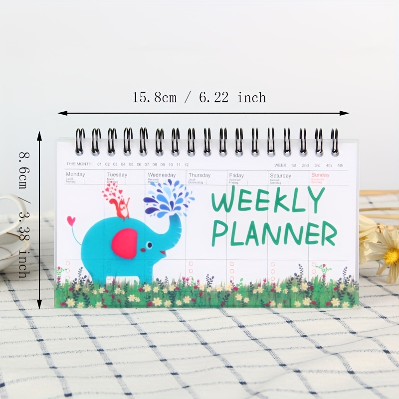 Notebook Agenda Weekly Planner Kawaii Stationery Libretas Bonitas