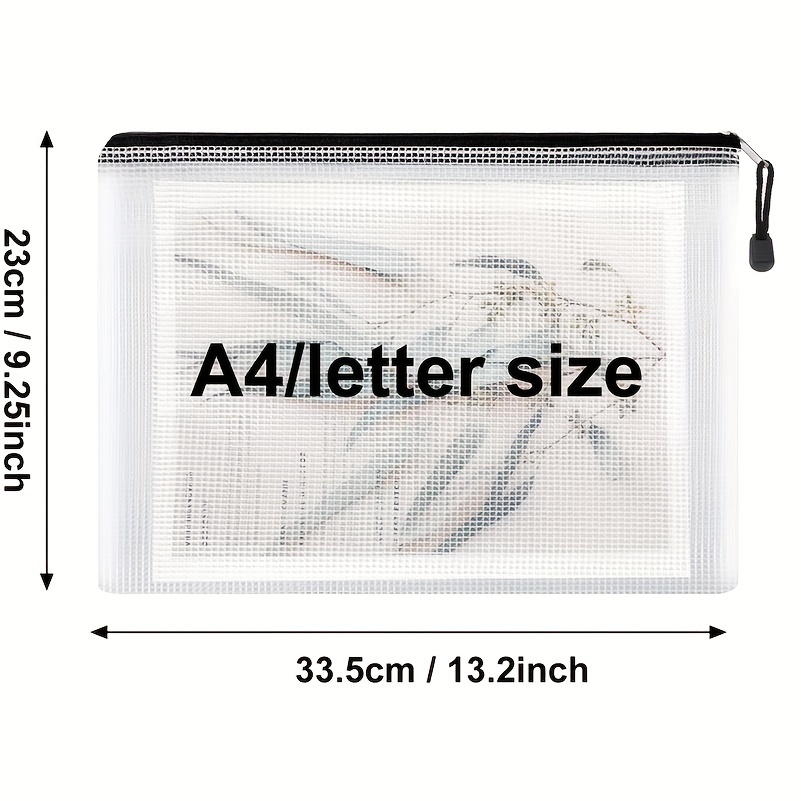  EOOUT 14pcs Mesh Zipper Pouch, 8 Sizes Waterproof