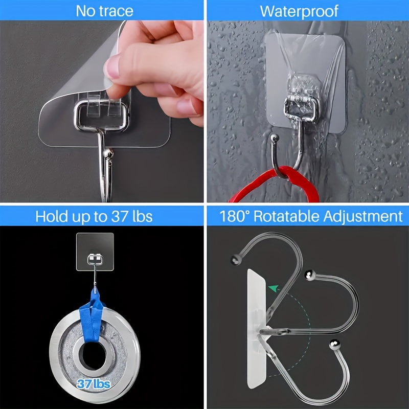 Strong Traceless Hook Easy To Install Non Perforated Hook - Temu