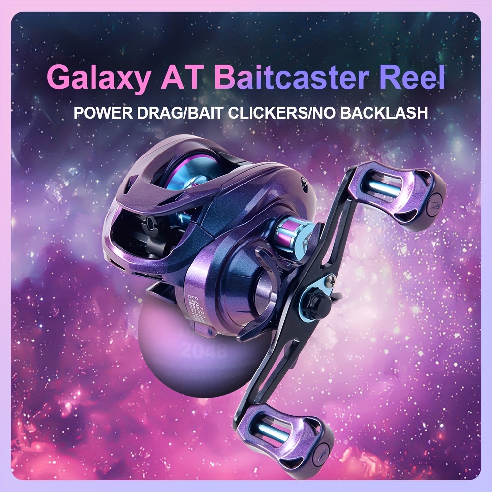 Galaxy Baitcaster Fishing Reel 7.2:1gear Ratio - Temu