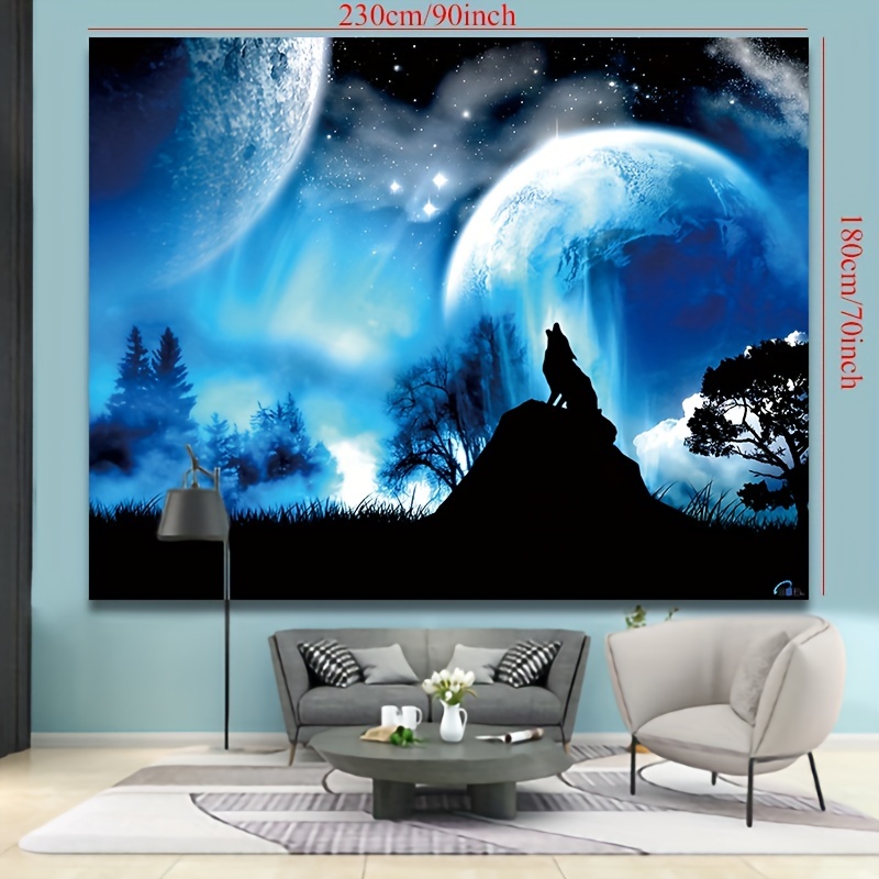 Constellation Wall Tapestry Nature Fabric Wall Decor Bedroom