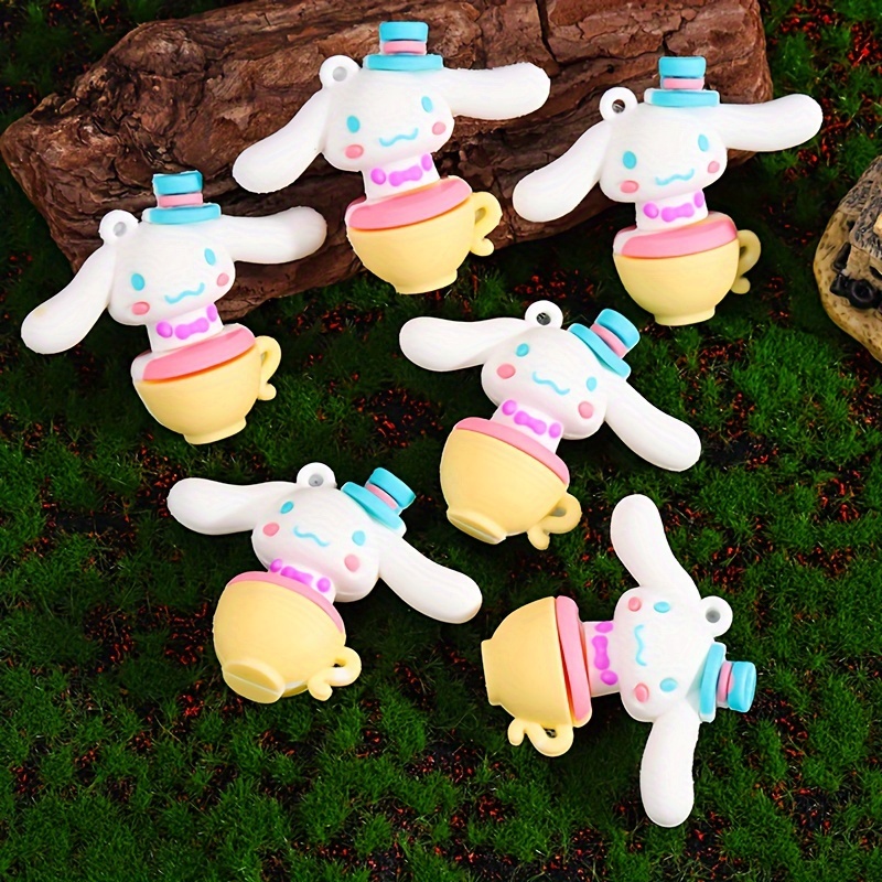 Lovely Big Eared Dog Cinnamoroll KeyChain Pendant Cartoon Animal