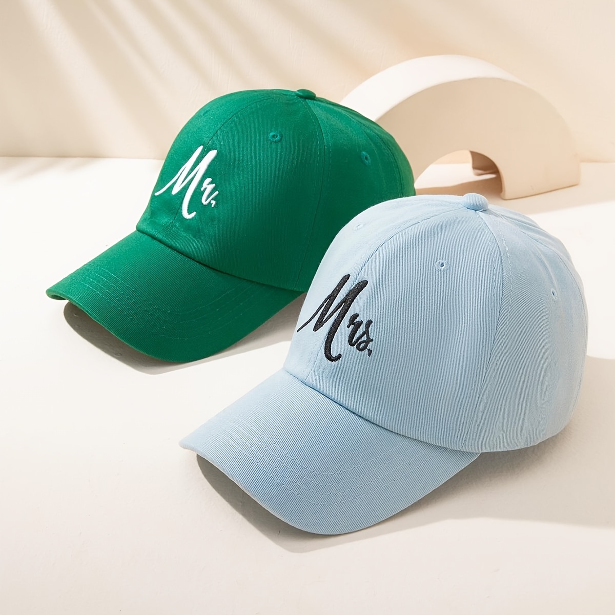 Mr and best sale mrs baseball caps