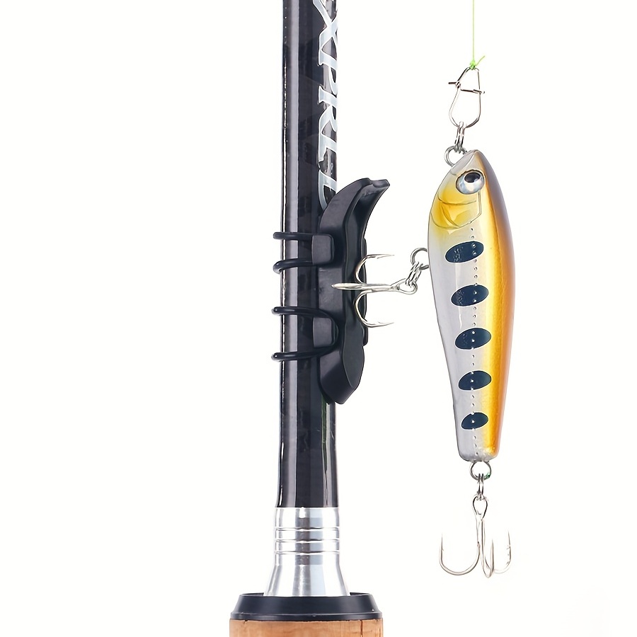 2 Sizes Fishing Rod Hook Keeper Fishing Lure Bait Holder - Temu