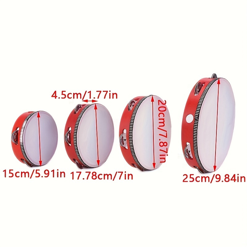 Tamburo Tamburello, 2 Pezzi Tamburello a Mano Tamburello a Percussione per  Bambini, Tamburello a Fila Singola, Tamburello Legno Bambini per Danza e  Accompagnamento Vocale Feste (6 Pollici e 8 Pollici) : : Strumenti  Musicali