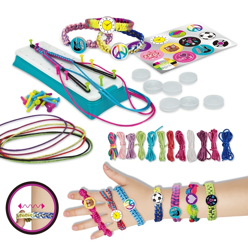 Friendship Bracelet Making Kit, Arts and Crafts for Girls Ages 8-12,  Bracelet Making Kit with String for Girls 6 7 8 9 10 11 12,Teen Girl Gifts  