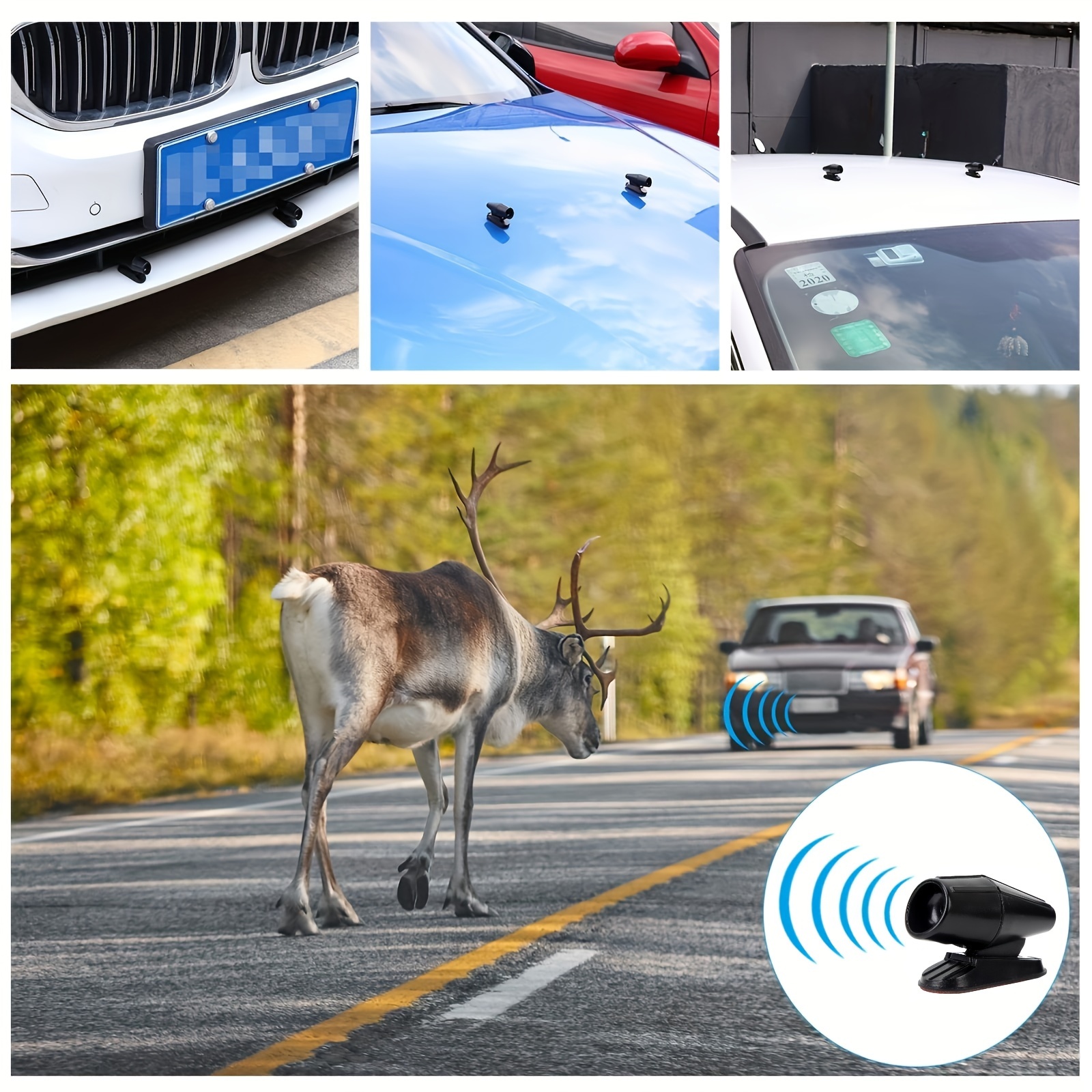 2 Deer Whistles Wildlife Warning Devices Animal Alert Car Safety  Accessories New