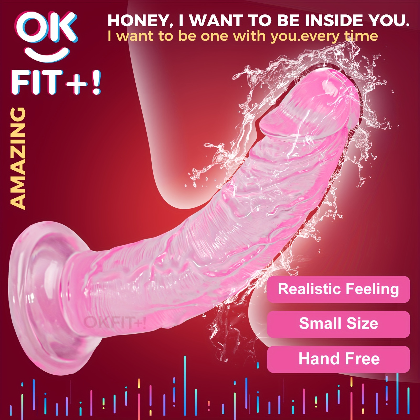 Realistic 6.5 Silicone Dildo Hands-free Play, Adult Sex Toys For Men and Women - Small - G Spot and Anal Butt Plug Prostate
