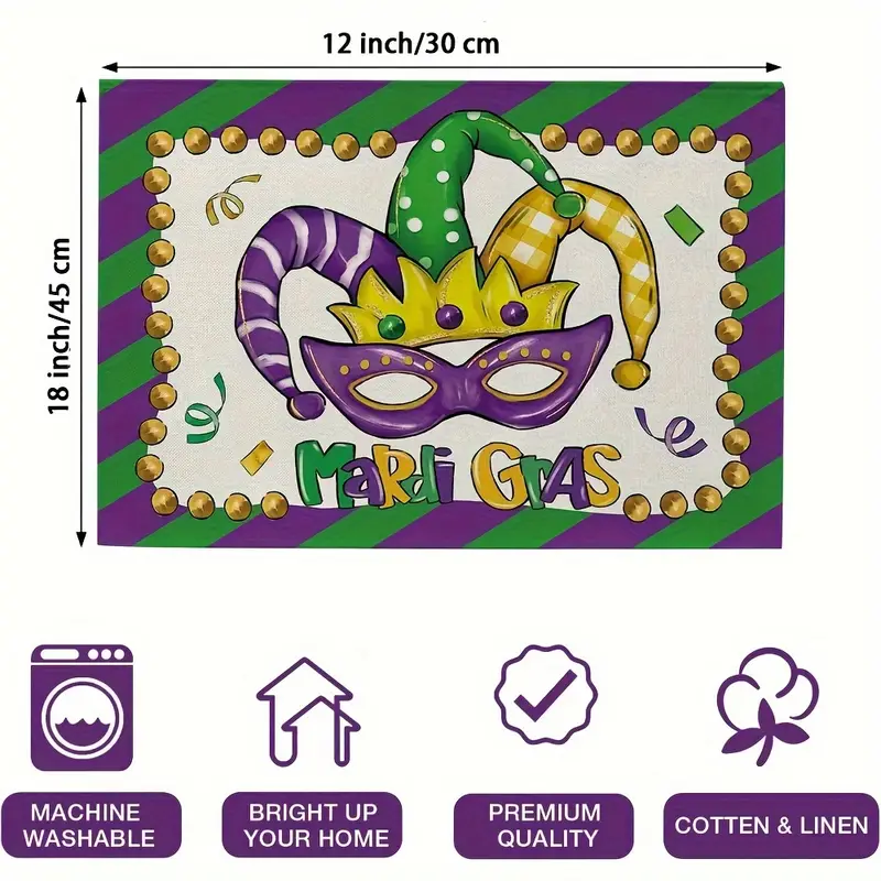 Mardi Gras Masks Placemat Mardi Gras Masks Placemat