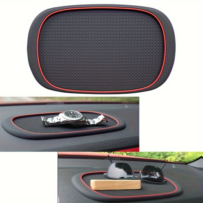 

1pc Oval Car Dashboard Anti-slip Mat