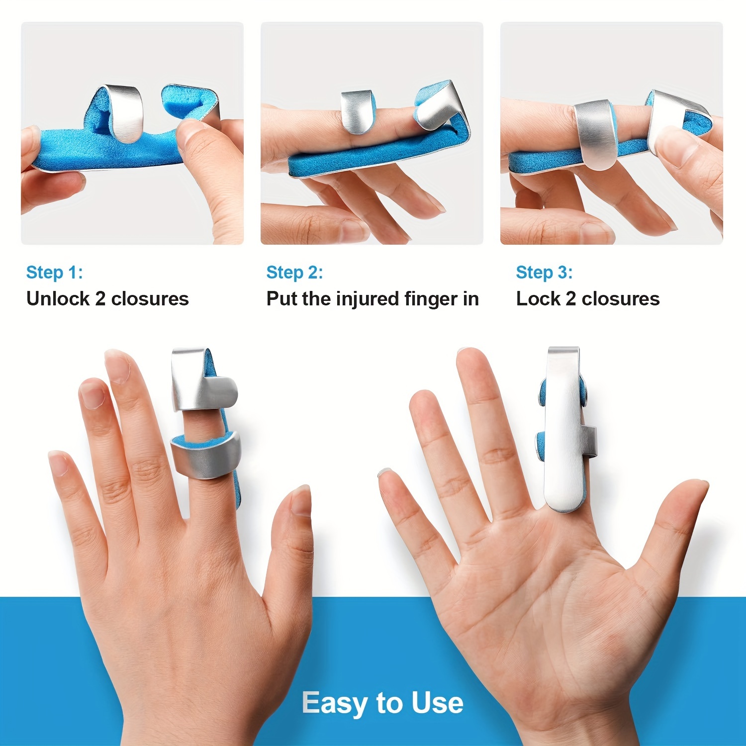 Finger Splint Holder for Finger Stabilization