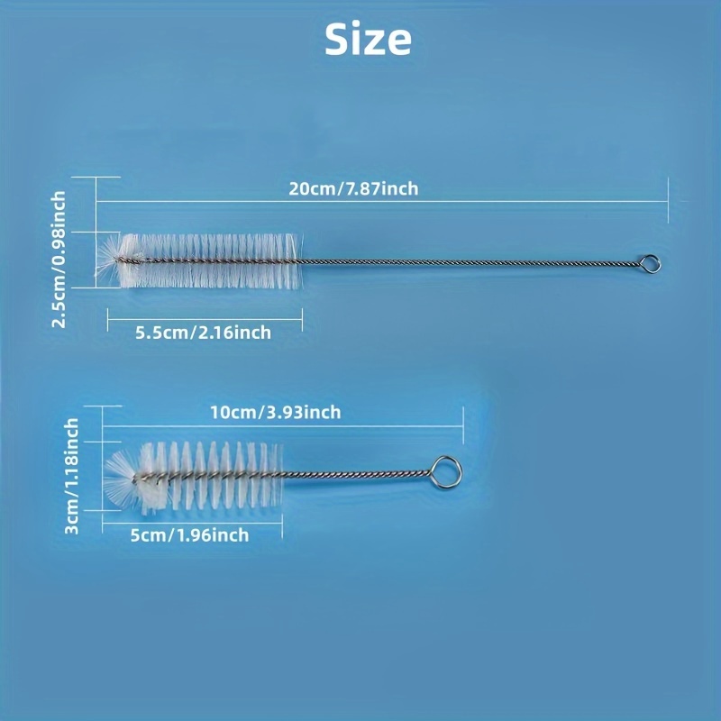 Cpap Tube Cleaning Brush With Double Size Bristle Brushes - Fits For Both  Standard Diameter Tubing And Diameter Slim Hose - Temu