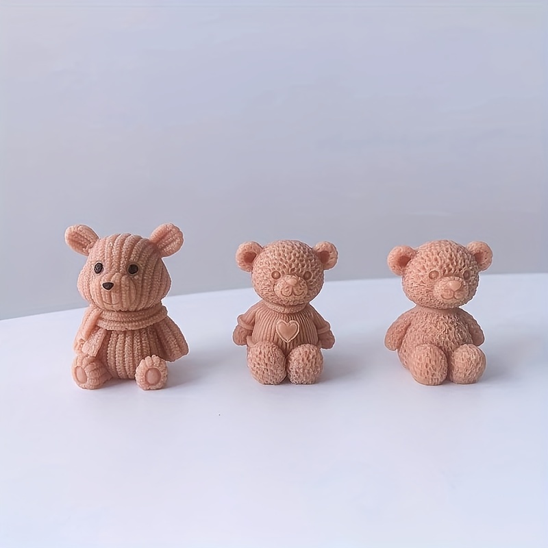 Pisexur ours chocolat Silicone moule 3D fait main ours chocolat moule pour  bricolage chocolat faisant des offres du jour 